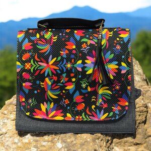 YUTE Handmade Bag Size Medium Colorful(Artesanal México) With Inner Pocket